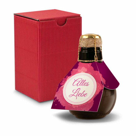 Origineller Sekt  Alles Liebe - im Geschenkkarton, 125 ml