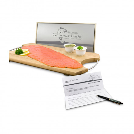 Lachs-Gutschein Feinschmecker | 500 g Atlantik Gourmet Lachs