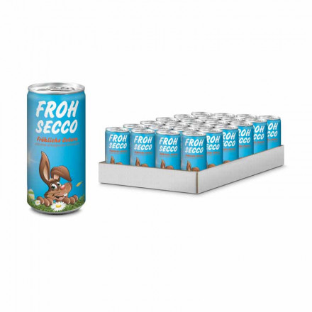 Frohsecco Ostern - 24 x Secco 0,2 l, Slimlinedose