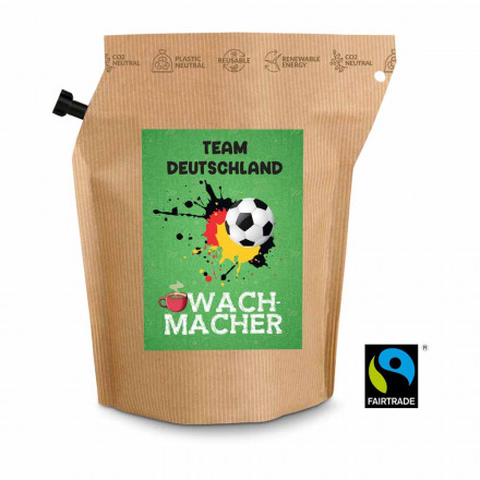 Fußball-EM Team Deutschland Wachmacher, Kaffee im Brühbeutel