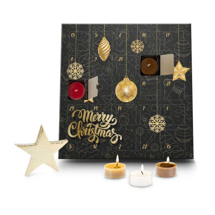 Duftkerzen Adventskalender Merry Christmas