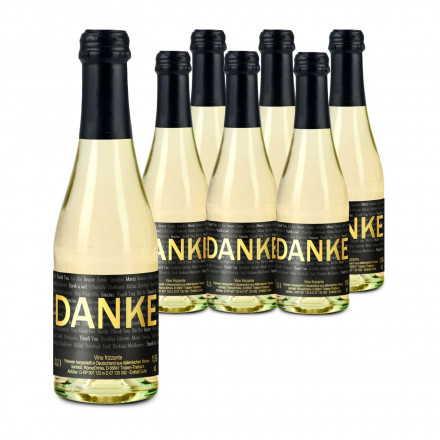 6 x Danke Secco Flaschen, 0,2 l