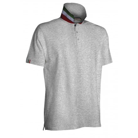NATION MELANGE Herren-Polo-Shirt