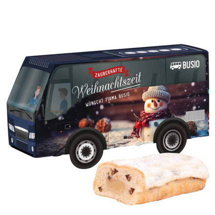 3D-Präsent Bus, Mini Christstollen