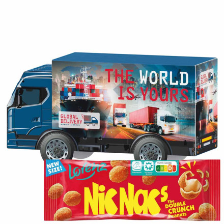 3D-Präsent LKW Lorenz Nic Nac's Erdnüsse