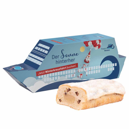 3D-Präsent Schiff, Mini Christstollen
