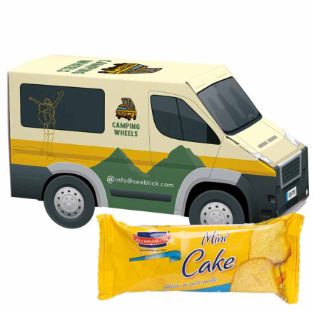 3D-Präsent Transporter KuchenMeister Rührkuchen