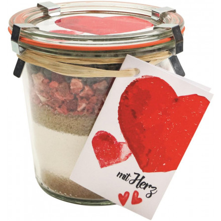 Backmischung Kuchen 580 ml Weckglas | Handmade in Germany