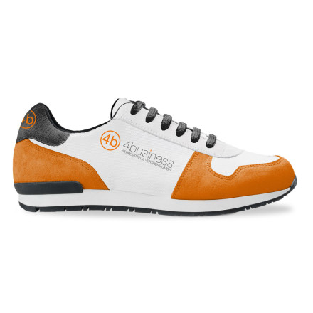 Personalisierte Leder-Sneakers New Flash mit Ihrem Logo | Made in Spain