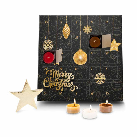 Duftkerzen Adventskalender Merry Christmas