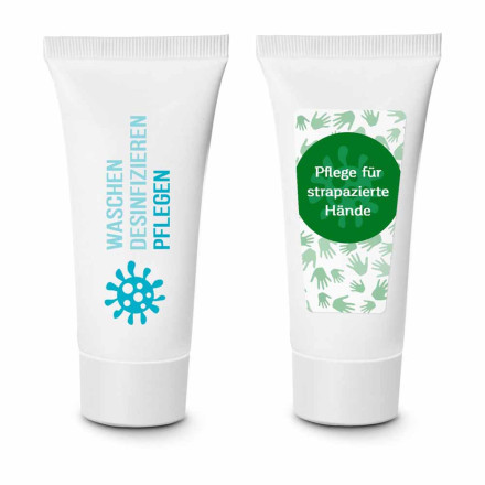 Tube Mini 20 ml - Hand- und Nagelcreme sensitiv | ind. Werbeetikett