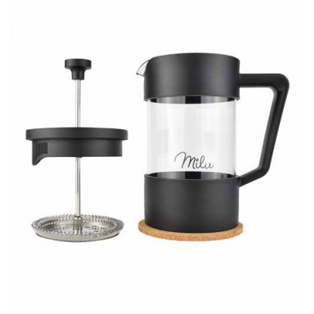 Milu French Press-Set Glas | Premium-Qualität