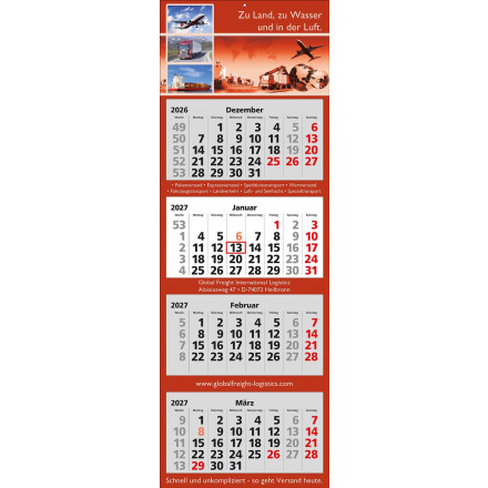 4 Block-Wandkalender Classic 4 | 1-sprachig deutsch