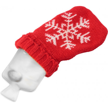 Handwärmer aus PVC mit Strickbezug