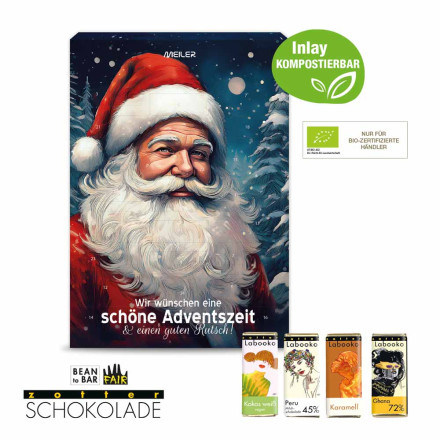 Adventskalender mit Zotter Schokolade