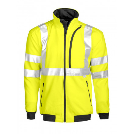 Sweatjacke mit Reißverschluss EN ISO 20471 KLASSE 3