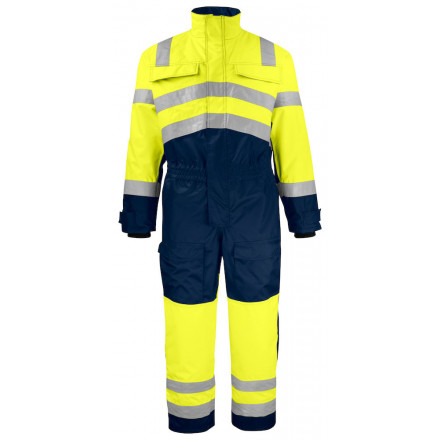 Gesteppter Overall | EN ISO 20471 Klasse 3