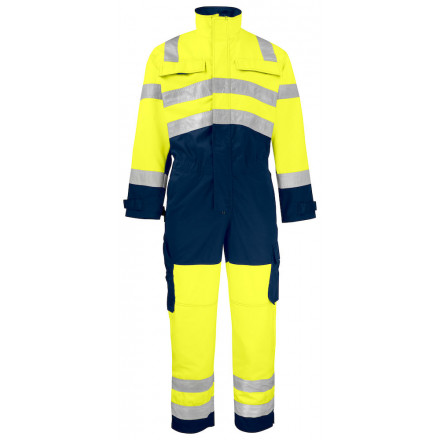 Gesteppter Overall | EN ISO 20471 Klasse 3