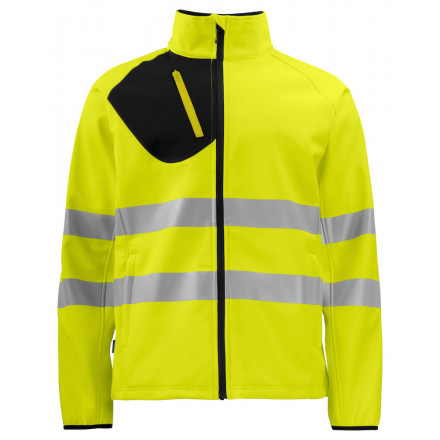 Leichte Softshell Jacke EN ISO 20471 KLASSE 3