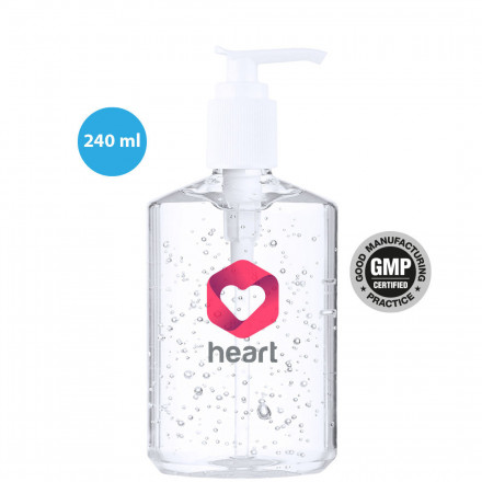 Hydroalkoholisches Gel 240 ml | Sicherheitsspender