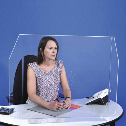 Mobiler Hygieneschutz aus Plexiglas