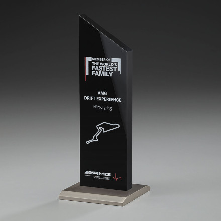 Acrylglas Trophäe Pokal Black Monument Award | Made in Germany