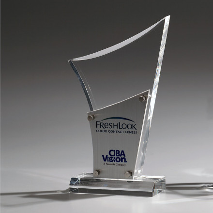 Acrylglas Trophäe Pokal Metal Drive | Made in Germany