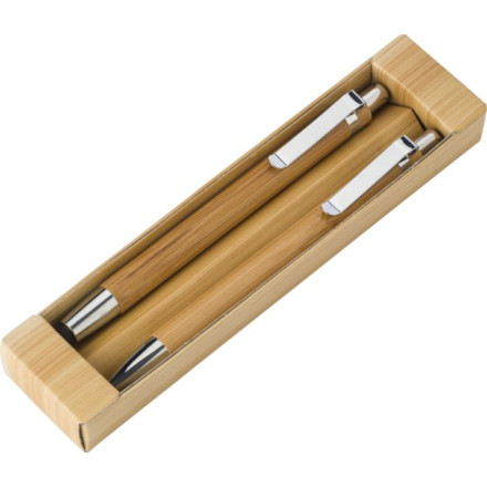 Kugelschreiber-Set aus Bambus Darlene
