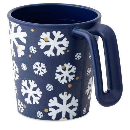 30er Set Koziol Mukk Snowglow Henkeltasse 200 ml | Organic Bio-Circular