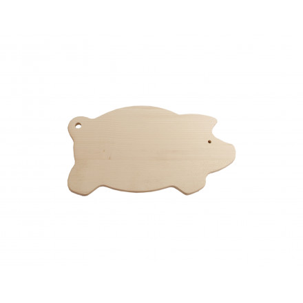 Holzbrett 'Schweinchen' 29 x 16 cm