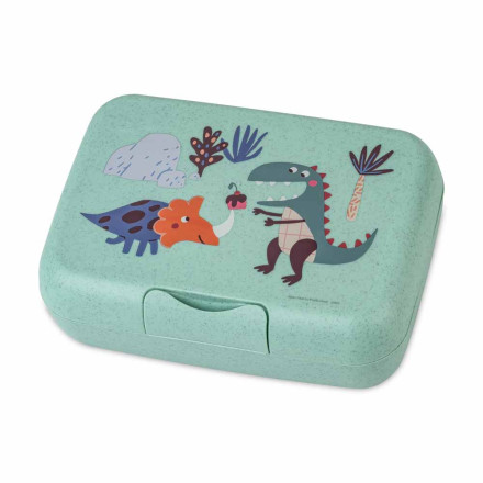 Koziol Candy L Rex Lunchbox mit Trennschale | Organic Bio-Circular