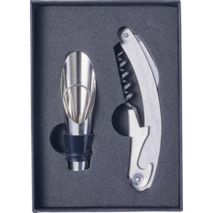 2-teiliges Sommelierset aus Edelstahl