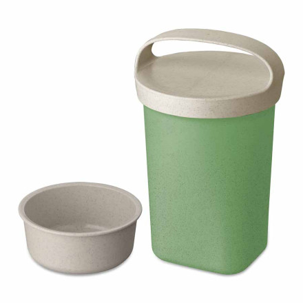 Koziol Buddy 0,7 Snackpot mit Einsatz und Deckel 700ml | Organic Bio-Circular