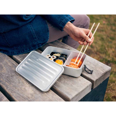 SIGG Metal Food Box Plus L | inkl. Veredelung | Aluminium