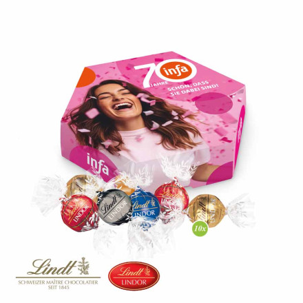 Süße Präsentbox "Maxi" mit Lindor Pralinés
