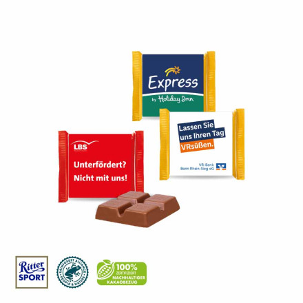 Ritter SPORT "Mini" mit Werbebanderole