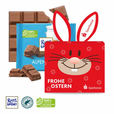 Schokotafel Ritter SPORT "Osterhase"