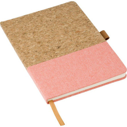 Notizbuch aus Kork und Baumwolle