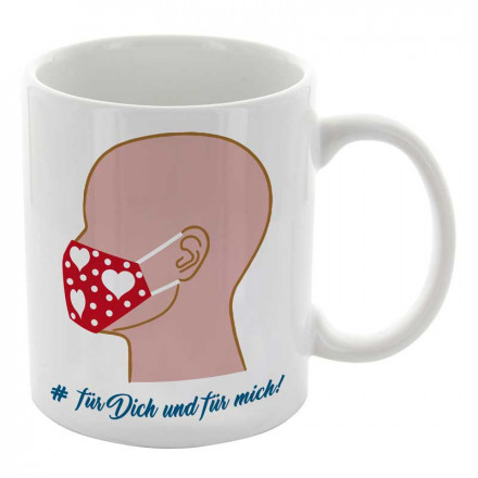 "Für dich und mich"-Tasse | individualisierbar 