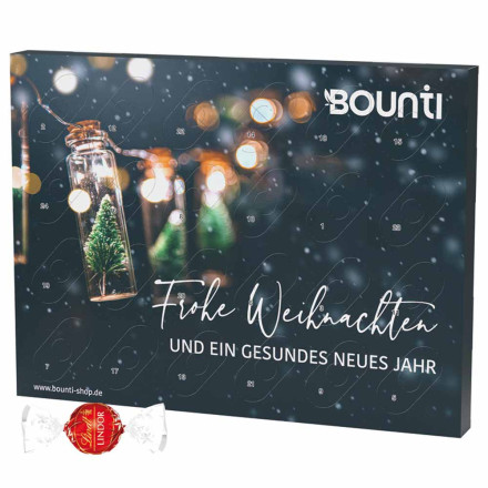 Adventskalender Eco XL  Papierblister  Lindt LINDOR Milchkugeln