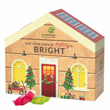 Adventskalender Haus  Ritter SPORT Schokowürfel