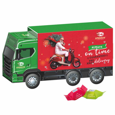 Adventskalender LKW  Ritter SPORT Schokowürfel
