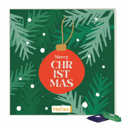 Adventskalender quadratisch Blister kompostierbar Ritter Sport mini