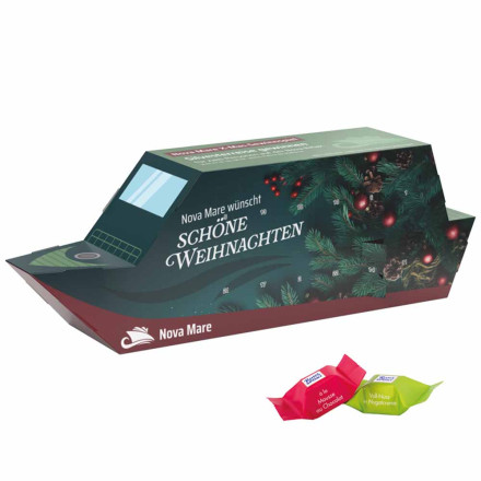 Adventskalender Schiff Ritter SPORT Schokowürfel