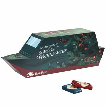 Adventskalender Schiff Sarotti Täfelchen