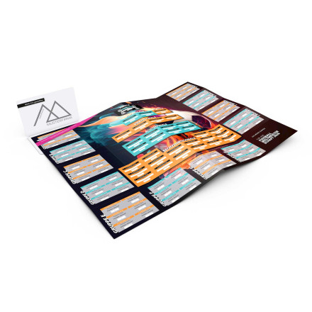 WM-Card green+blue 2026 | inkl. 4c. Werbeeindruck | "Blauer Engel"