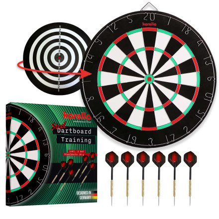 Karella Dartboard Trainings-Set individuell | inkl. 4c Werbedruck