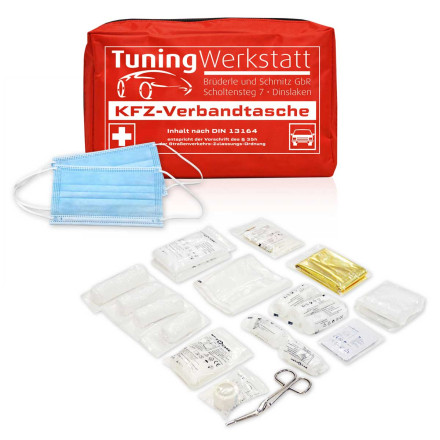 Kfz-Verbandstasche Safe individuell inkl. 1c Werbedruck