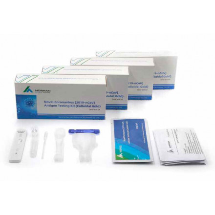 Norman COVID-19-Antigen Spuck-/Speicheltest | 25er Box | Preis pro Test