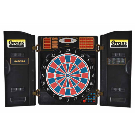 Dartautomat CB-90 individuell | Individualisierung per High-Grip-Folie (Logo + Holzdekor)